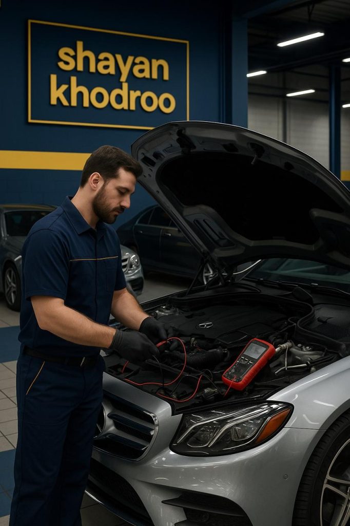 تعمیر سیستم برق خودرو بنز