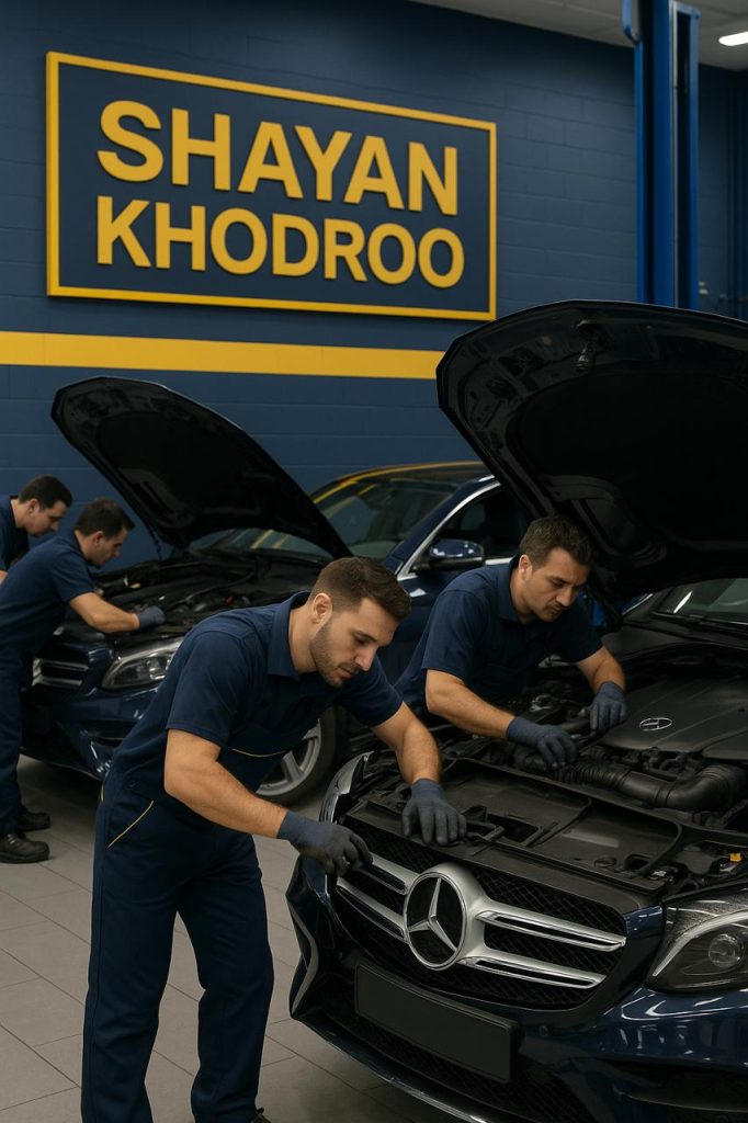 تعمیر موتور بنز در مرکز شایان خودرو