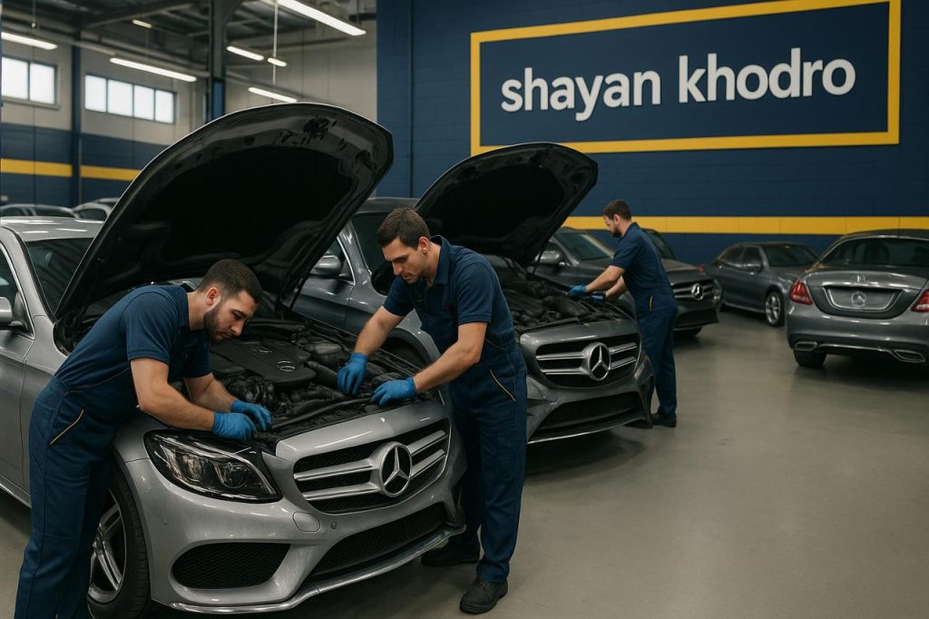 تعمیر موتور بنز