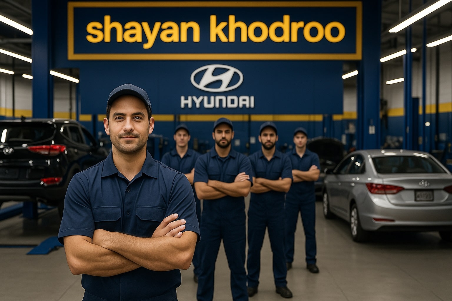 تعمیرگاه هیوندا غرب تهران