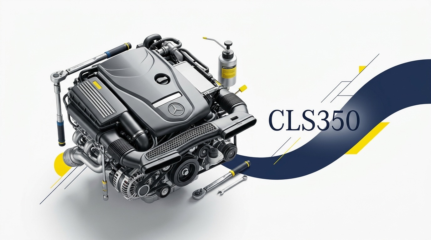 تعمیر موتور CLS350